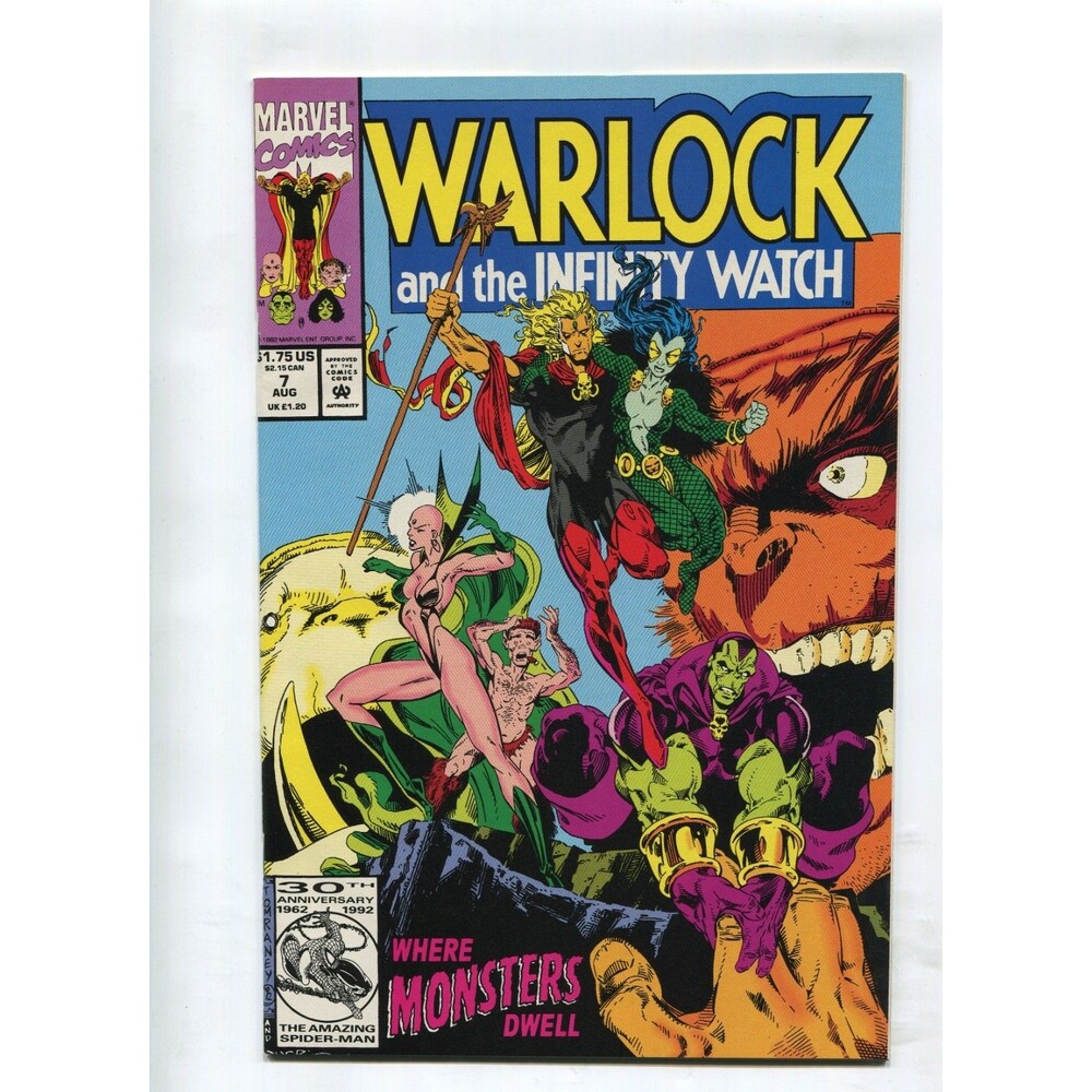Warlock and the Infinity Watch #7 1992 Marvel Comics Comic Book